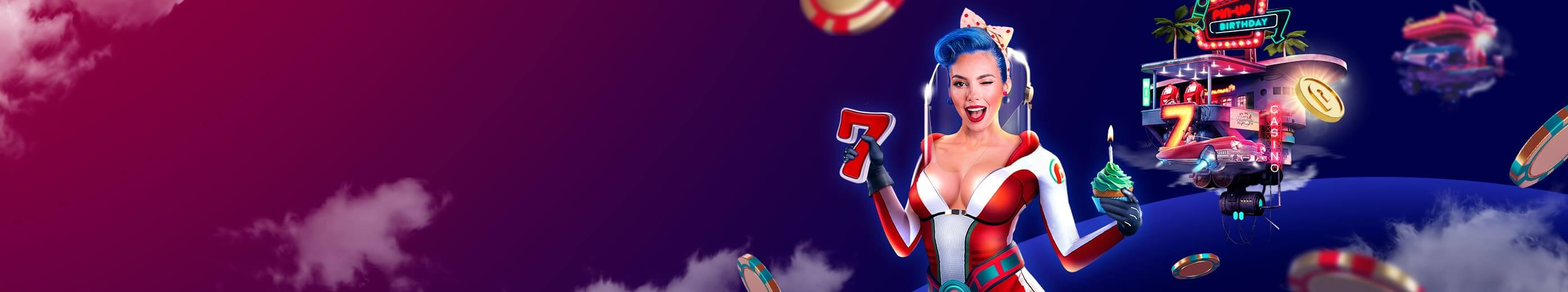 Acción PIN-UP Birthday Cup Premio en metálico:  4 500 000 USD